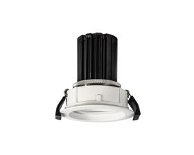 DM201232  Beppe 10 Tridonic Powered 10W 2700K 750lm 24° CRI>90 LED Engine White Stepped Fixed Recessed Spotlight; IP20